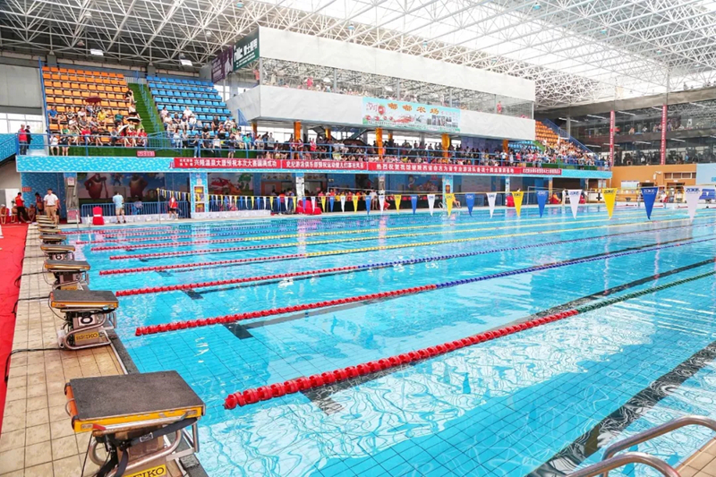 陕西省青少年体育俱乐部游泳联赛(第二站)在渭南市蒲城县游泳馆成功