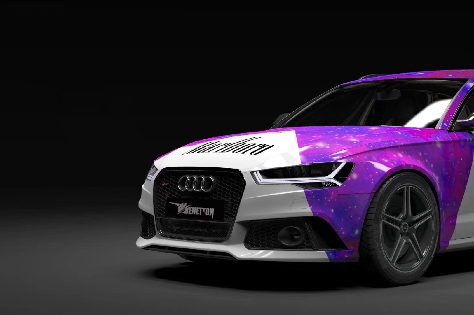 星空万宝路向最强瓦罐奥迪rs6借个火