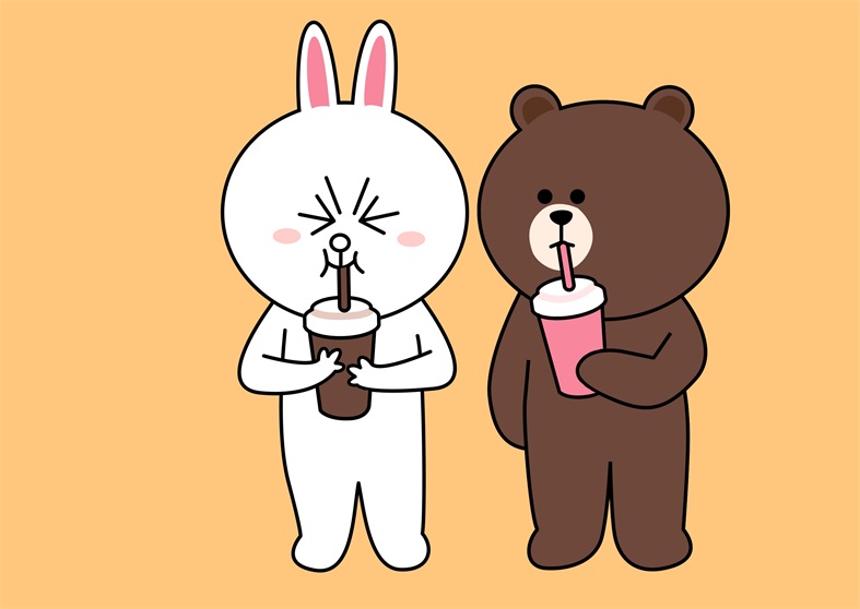 布朗熊与可妮兔式的爱情