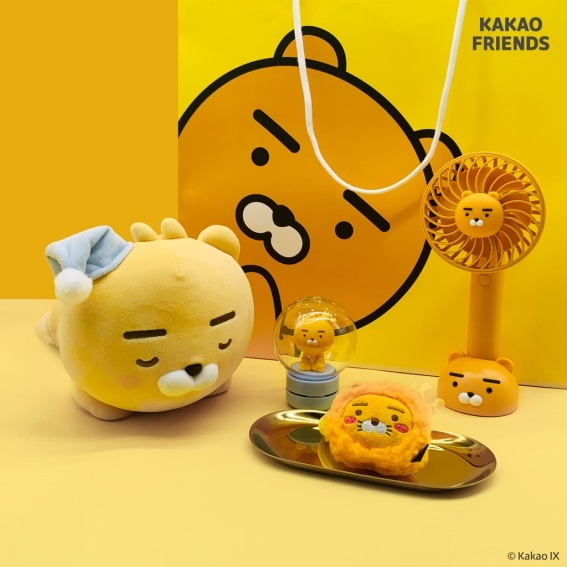 q萌的小狮子——ryan作为可可朋友(kakao friends)的本月星座代表