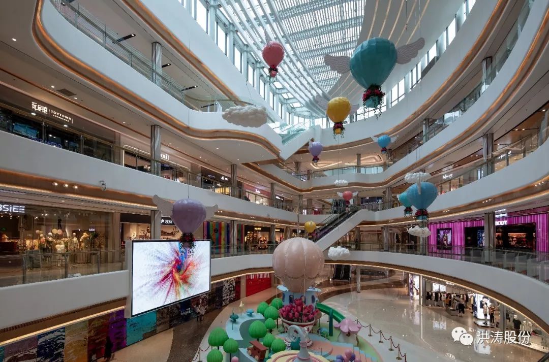 精品工程洪涛股份助力苏州新湖广场盛大开业南苏州标杆式购物中心光彩