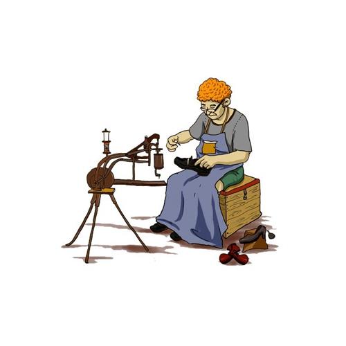 今天见面,她很漂亮,问我是做什么的,我说我只是个修鞋的,我以为她会瞧