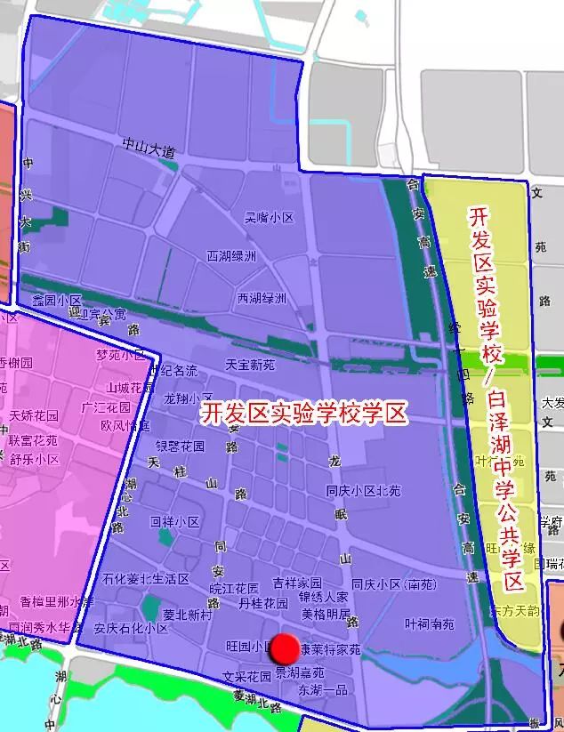 大发宜景城一至四期学区属于人民路小学教育集团碧桂园校区