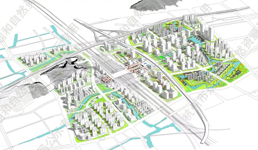 杭州南站新城核心区城市设计草案发布如何打造南站交通枢纽