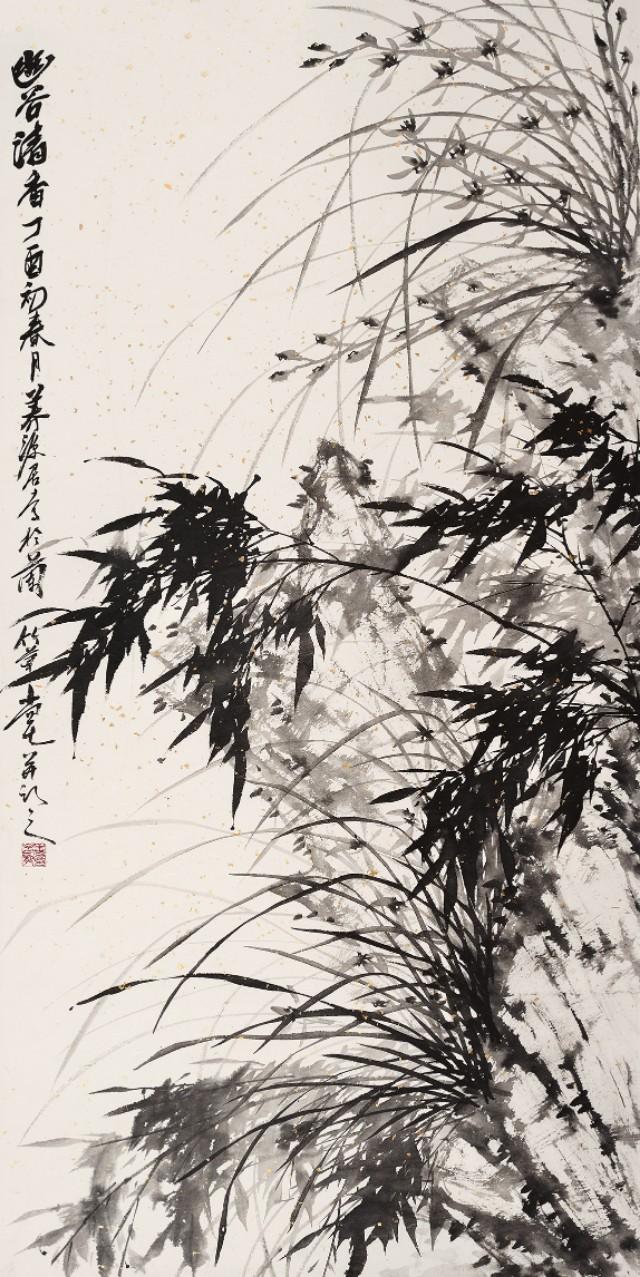 中国画竹当代最擅长画竹子的画家姜子龙作品集欣赏