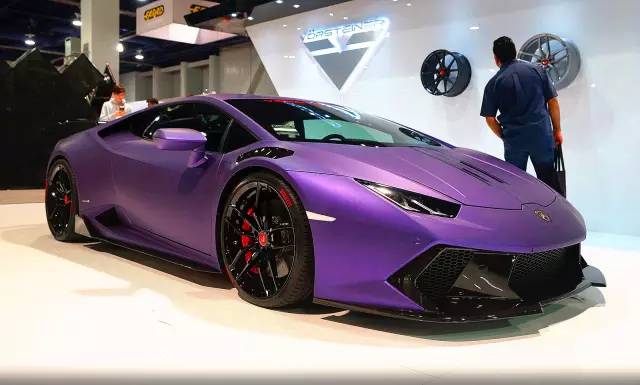 紫色魅影 vorsteiner改装兰博基尼huracan novara_侵权