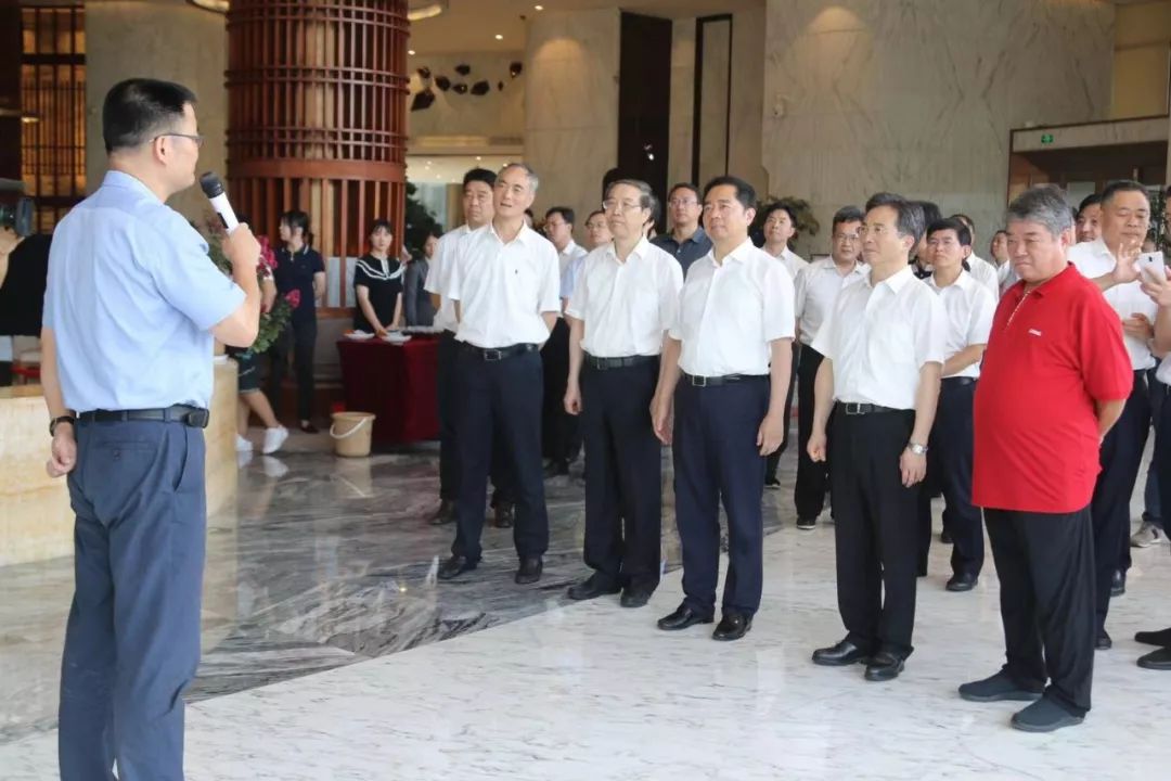 杭州市党政代表团考察龙之梦项目,市领导马晓晖,杨六顺,县领导