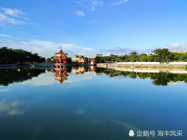 今日大暑 海丰南门湖犹如天空之境