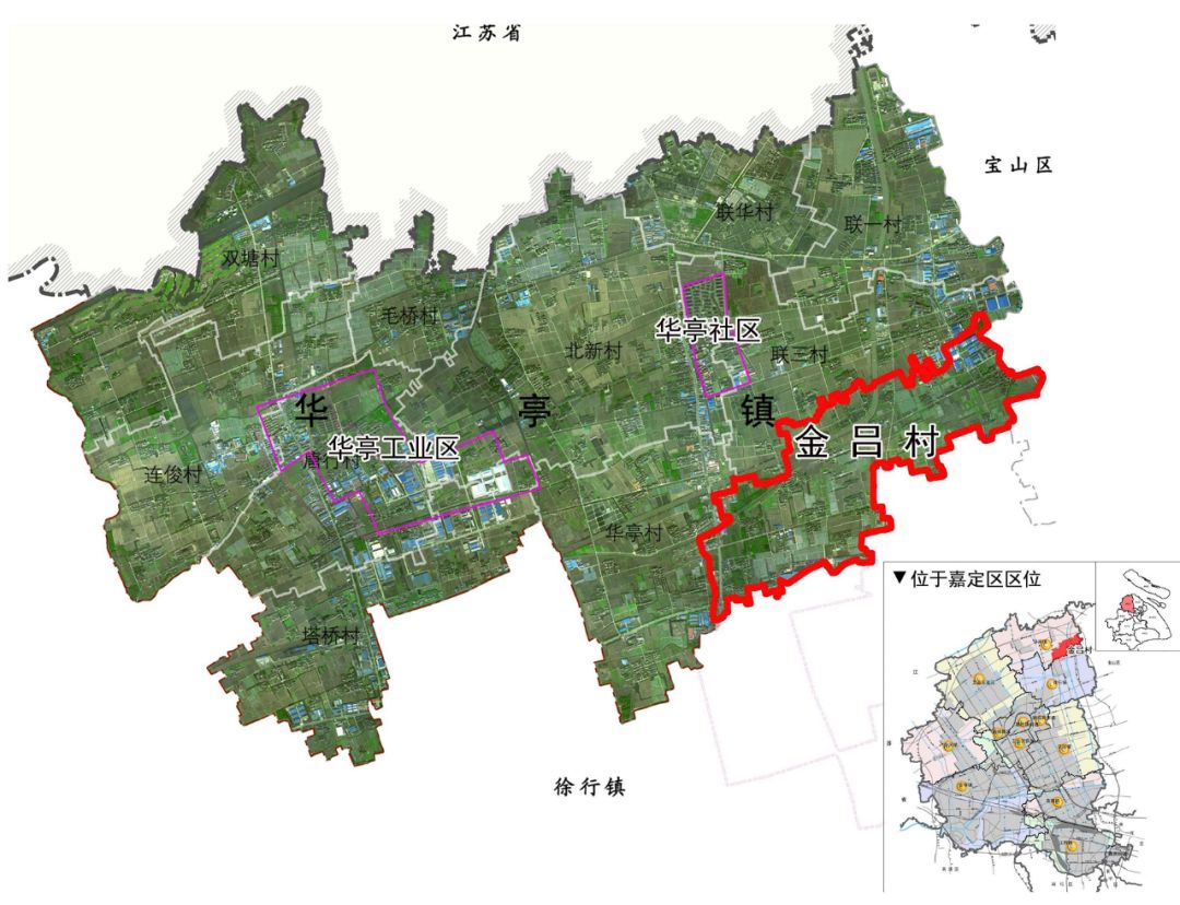 嘉定华亭地图图片