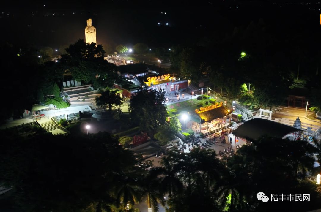 航拍这就是美丽的陆丰南塘