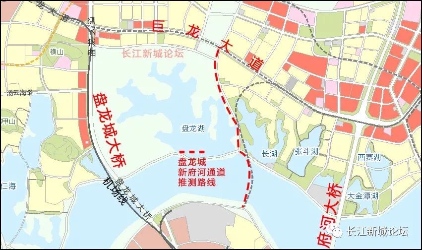 盘龙城将建大型地铁商圈!新府河通道初见雏形!_规划