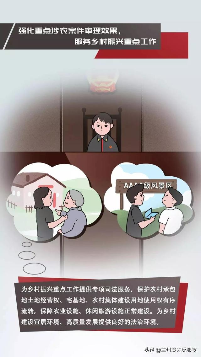 6张漫画看人民法院如何坚持司法为民服务保障乡村振兴