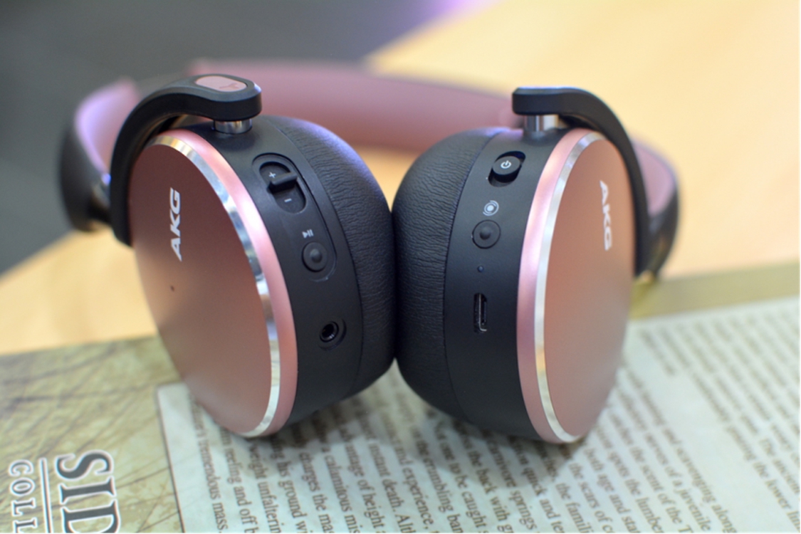 akgy500无线蓝牙耳机上手体验小清新的它配小清新的你