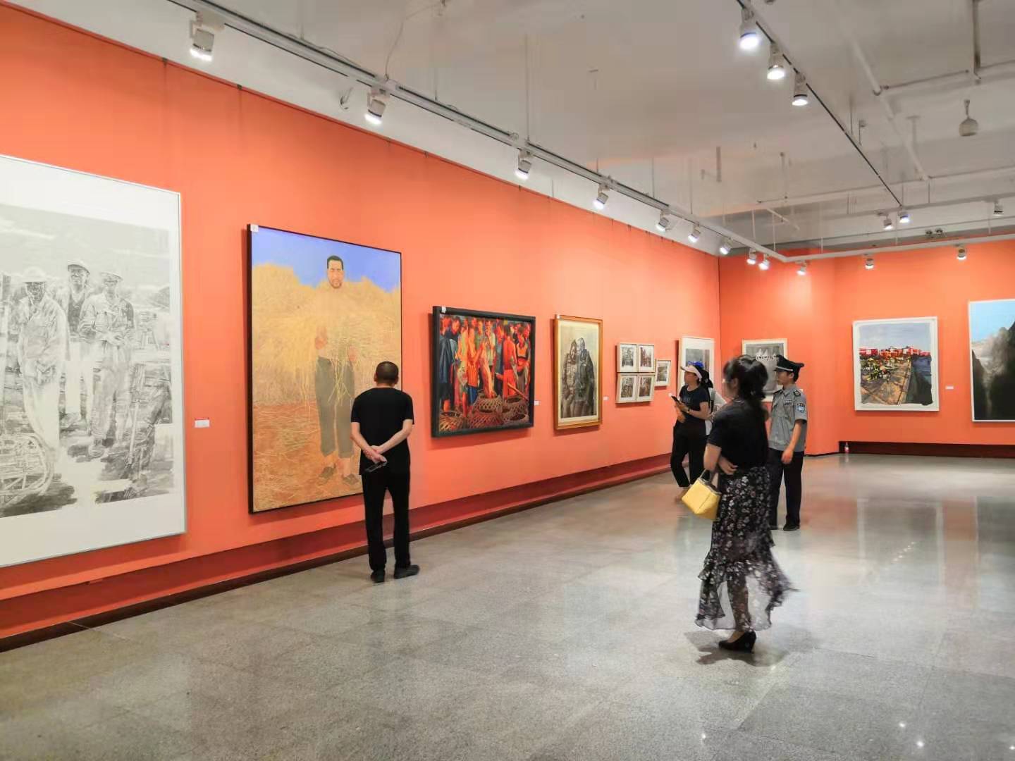 肖像画家向斌作品入选第十三届湖北省美术作品展览
