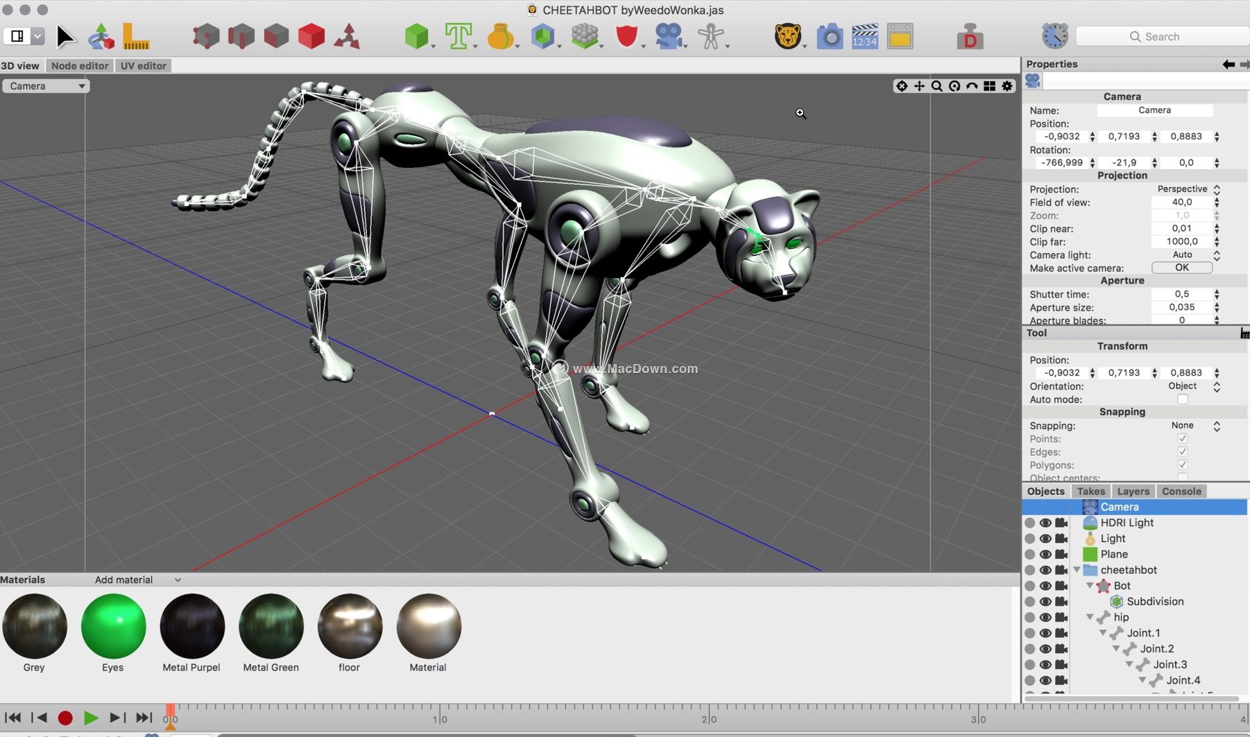 cheetah3dformac三維建模渲染軟件