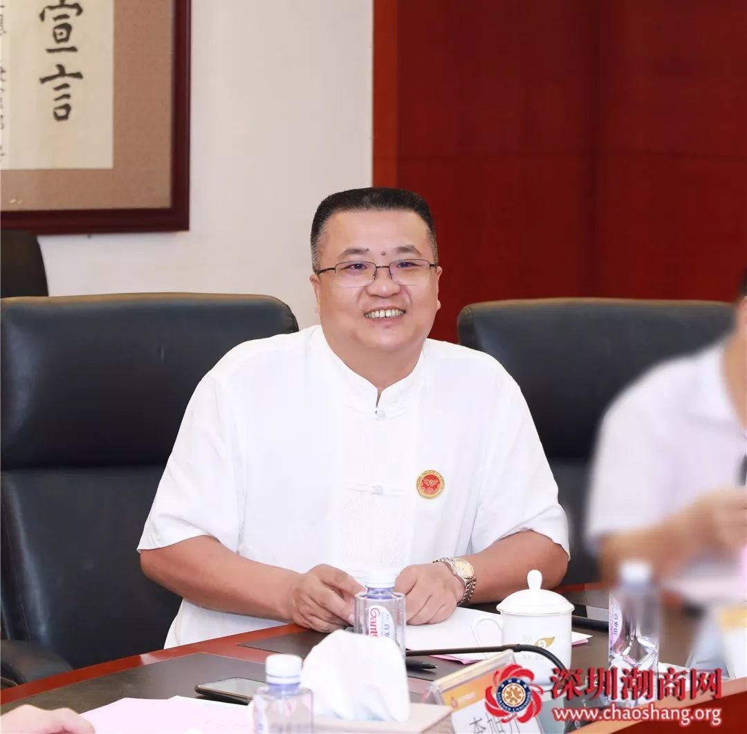 乡音叙乡情 同心话发展 深圳市惠来商会会长罗光伟一行莅临商会交流