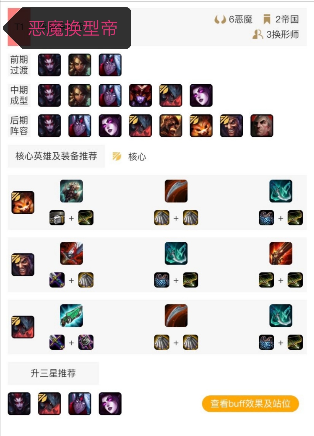 原创云顶之弈玩不懂推荐新版本五大t1阵容选对核心英雄和装备
