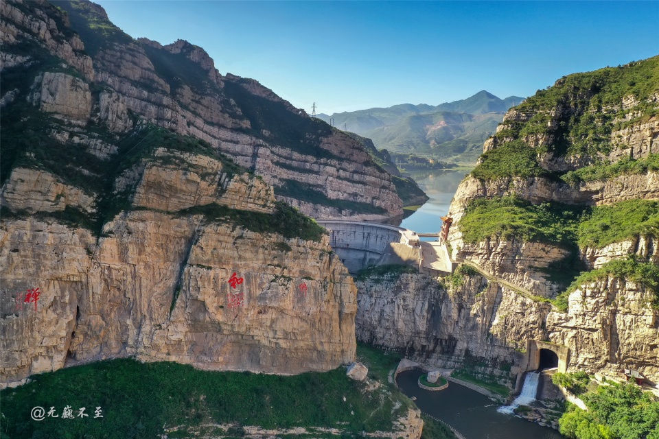 北岳恒山 全景图图片