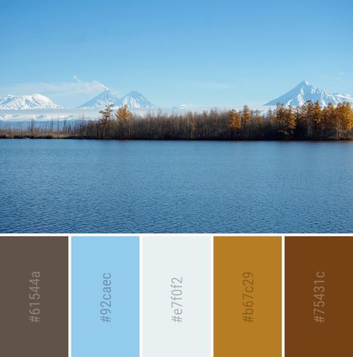 一波配色方案风景如画的色彩搭配