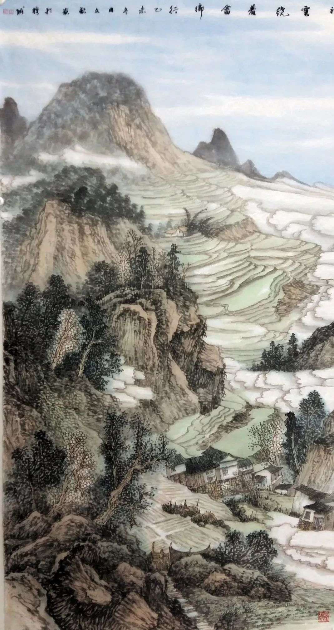 原创艺术中国林文钦山水作品赏析