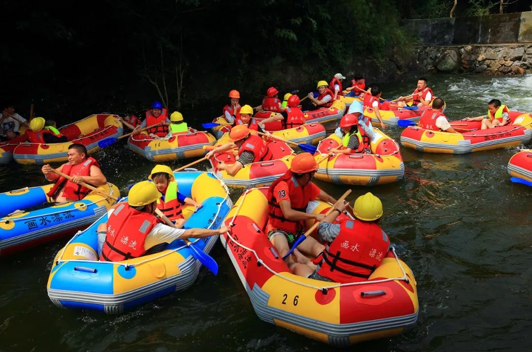 当天可用随时退99元抢东阳画水漂流原价138元门票义乌开车30分钟就到