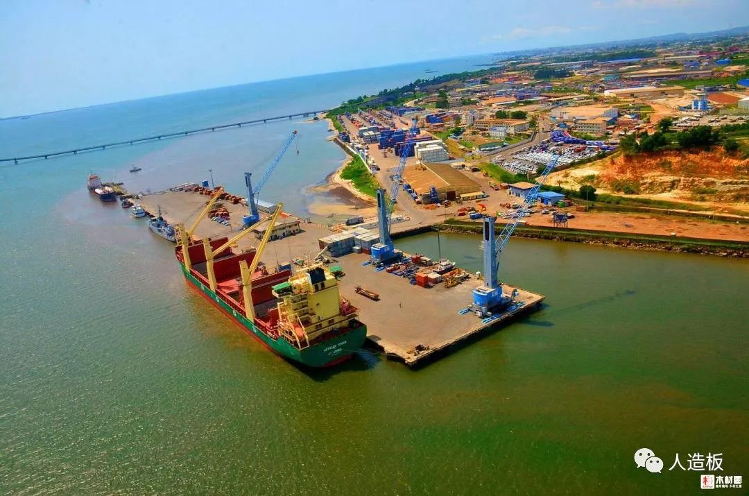 加蓬木业展火了加蓬总理剪彩新任水森部长致辞