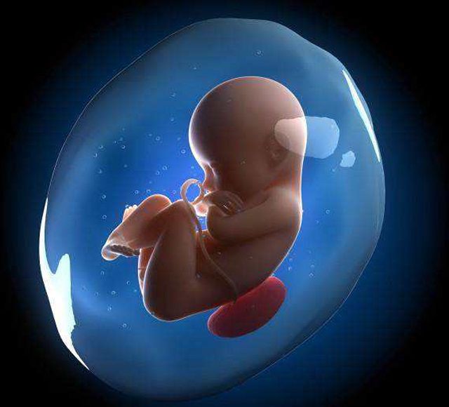 这个时期宝宝的肺部还在发育的过程中,胎儿需要不断的吞食羊水,在吞食