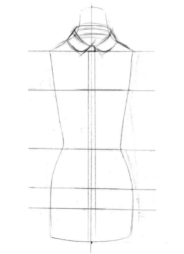 服装设计服装平面款式图