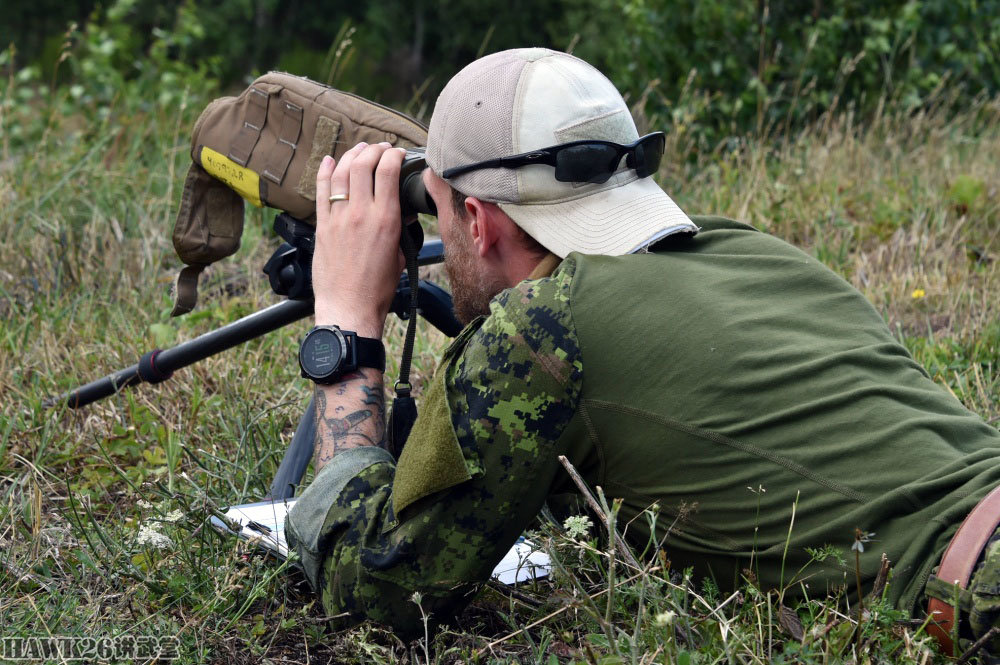 欧洲最佳狙击组比赛现场优秀观察手的作用比狙击手还重要