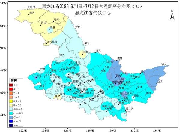 黑龙江气候图柱状图片