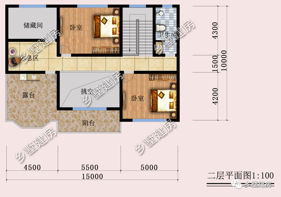 15乘10米房屋设计图图片