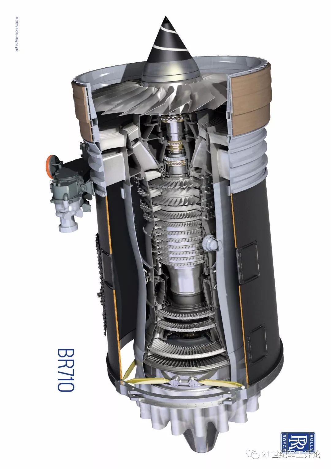 罗尔斯·罗伊斯商用航空发动机剖视图大全
