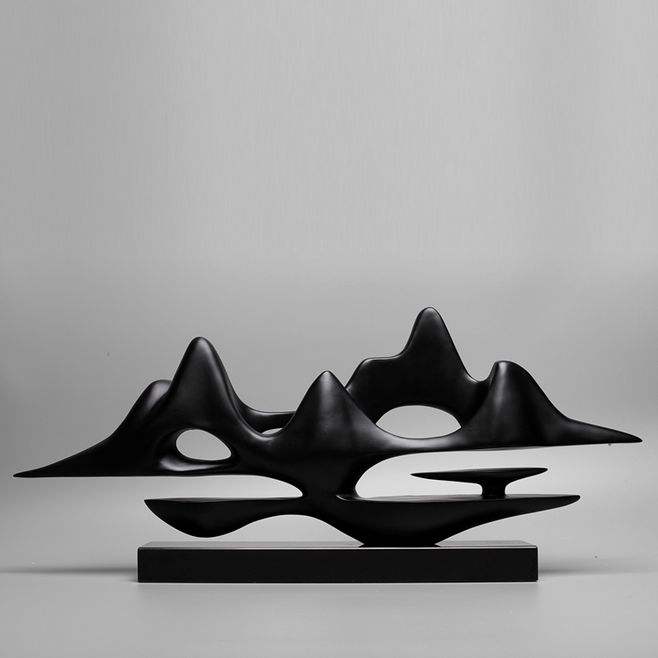 妙用无私无象雕刻万形千状请欣赏好看的新中式雕塑