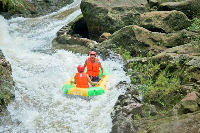 当天可用随时退99元抢东阳画水漂流原价138元门票义乌开车30分钟就到