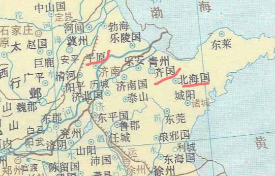 青州刺史部地图图片