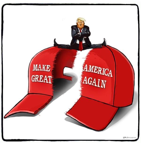 为了达到这一目的,他正将美国的单边主义思维发挥到极致,为此他无惧