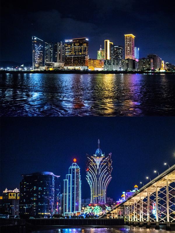 原创实拍珠澳海湾夜景港珠澳大桥亮灯后惊艳人心你想去看看吗