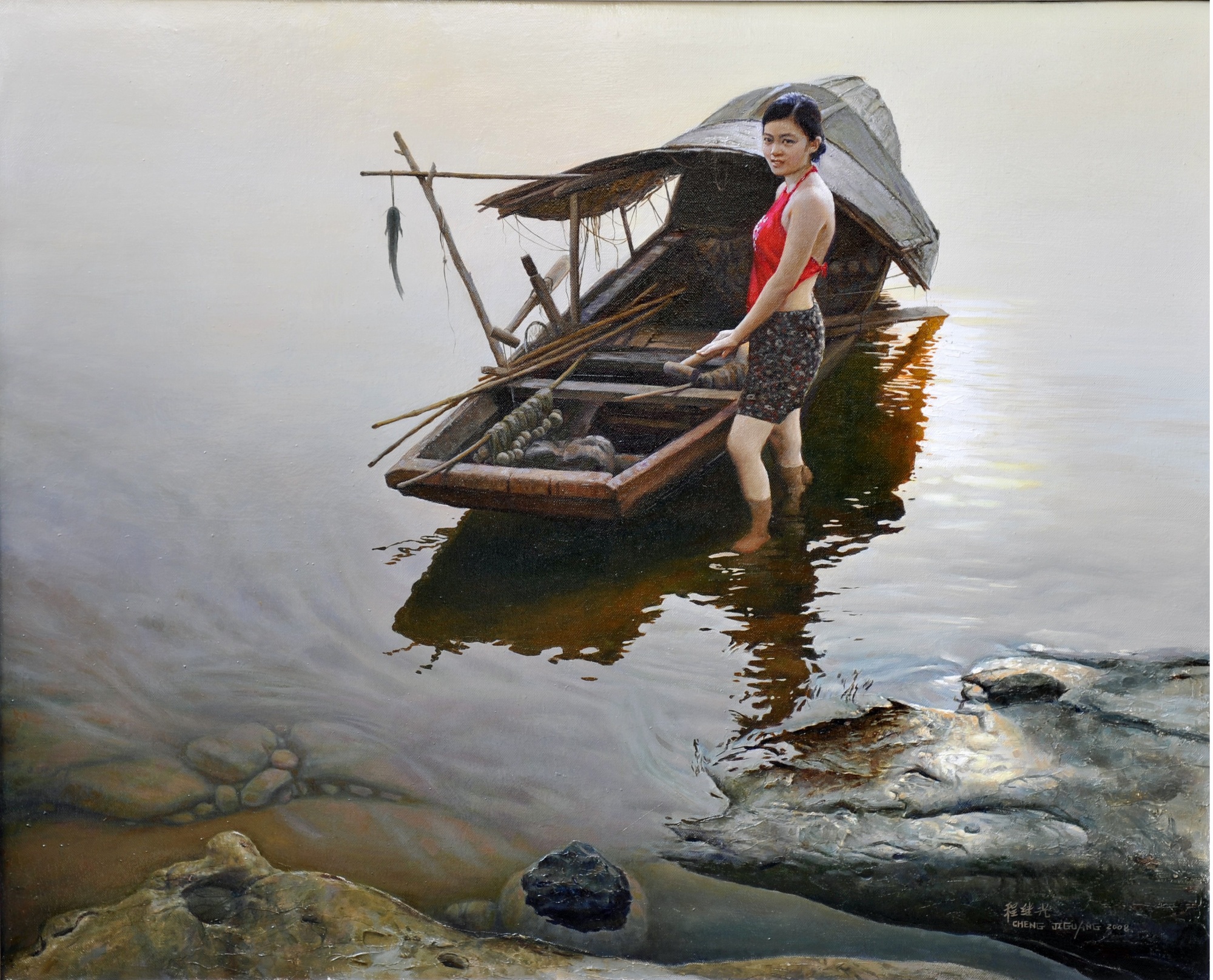 写实的真致超写实的意向著名油画家程继光作品赏析