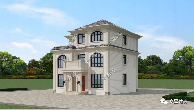 10x10米农村别墅造型优美看一眼就让人难以忘怀