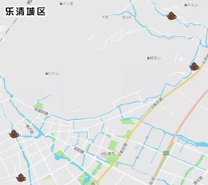 其中,其中,乐成街道1个,城东街道2个,城南街道1个,翁垟街道7个,柳市