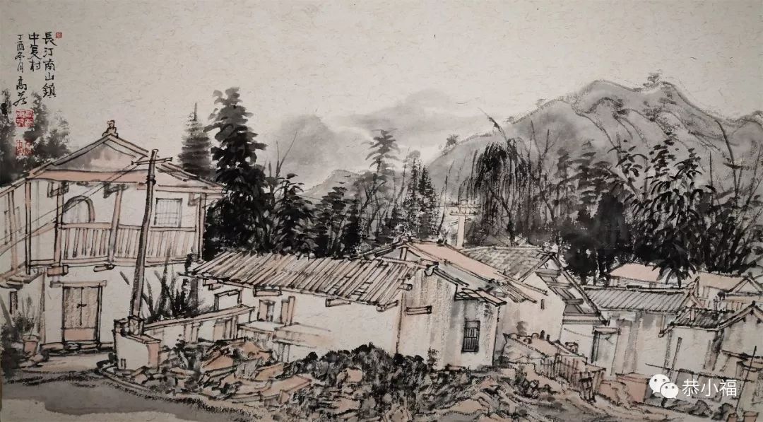 王府展讯云淡风轻高荐山水画写生作品展