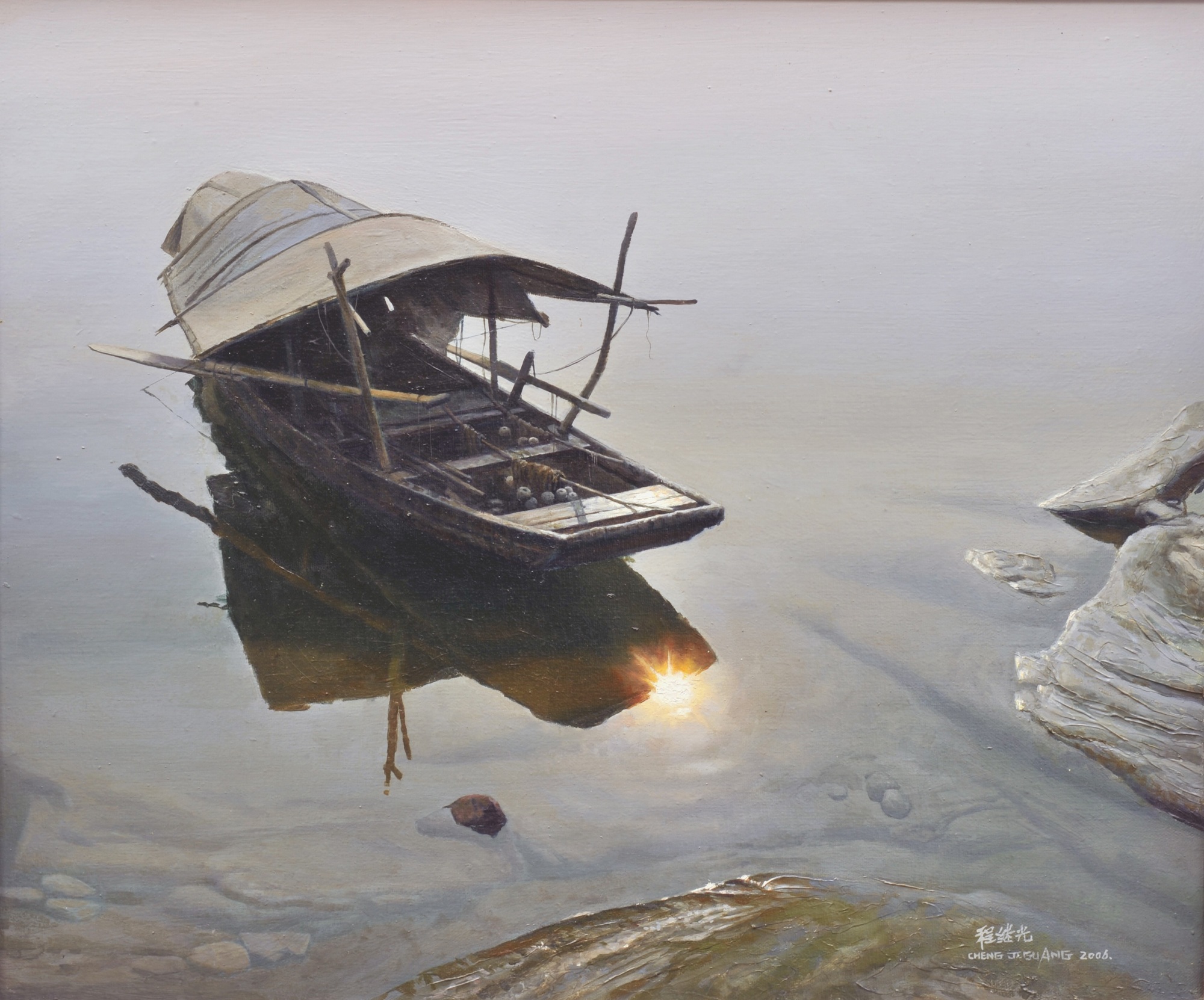 写实的真致超写实的意向著名油画家程继光作品赏析