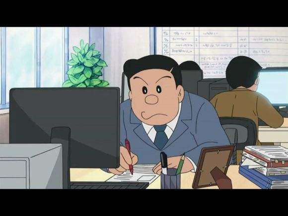 小职员,而胖虎的爹虽然戏份不多单也算是个小老板,静香的爸爸是个谜!