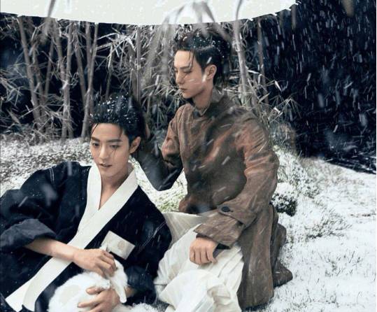 肖战王一博古装大片再度合体冷艳温柔吸人眼球