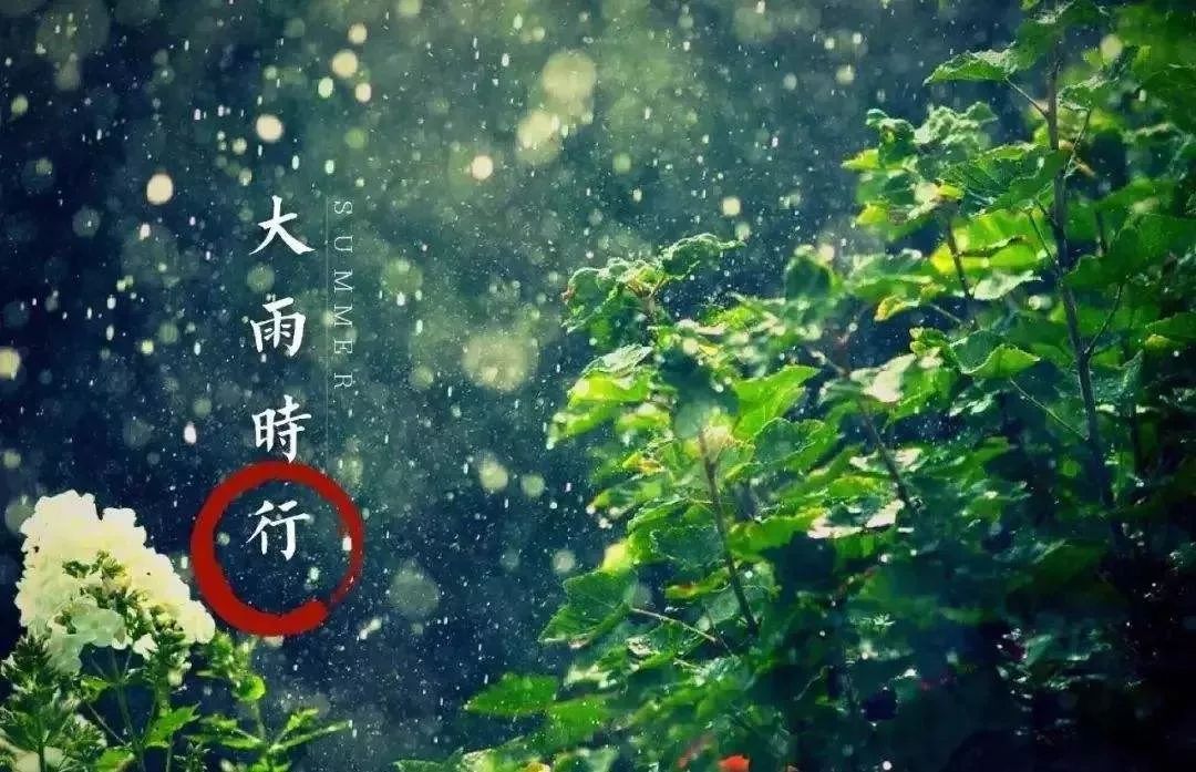 意指大暑节至,时常有大的雷雨会出现,这大雨使暑湿减弱,天气开始向