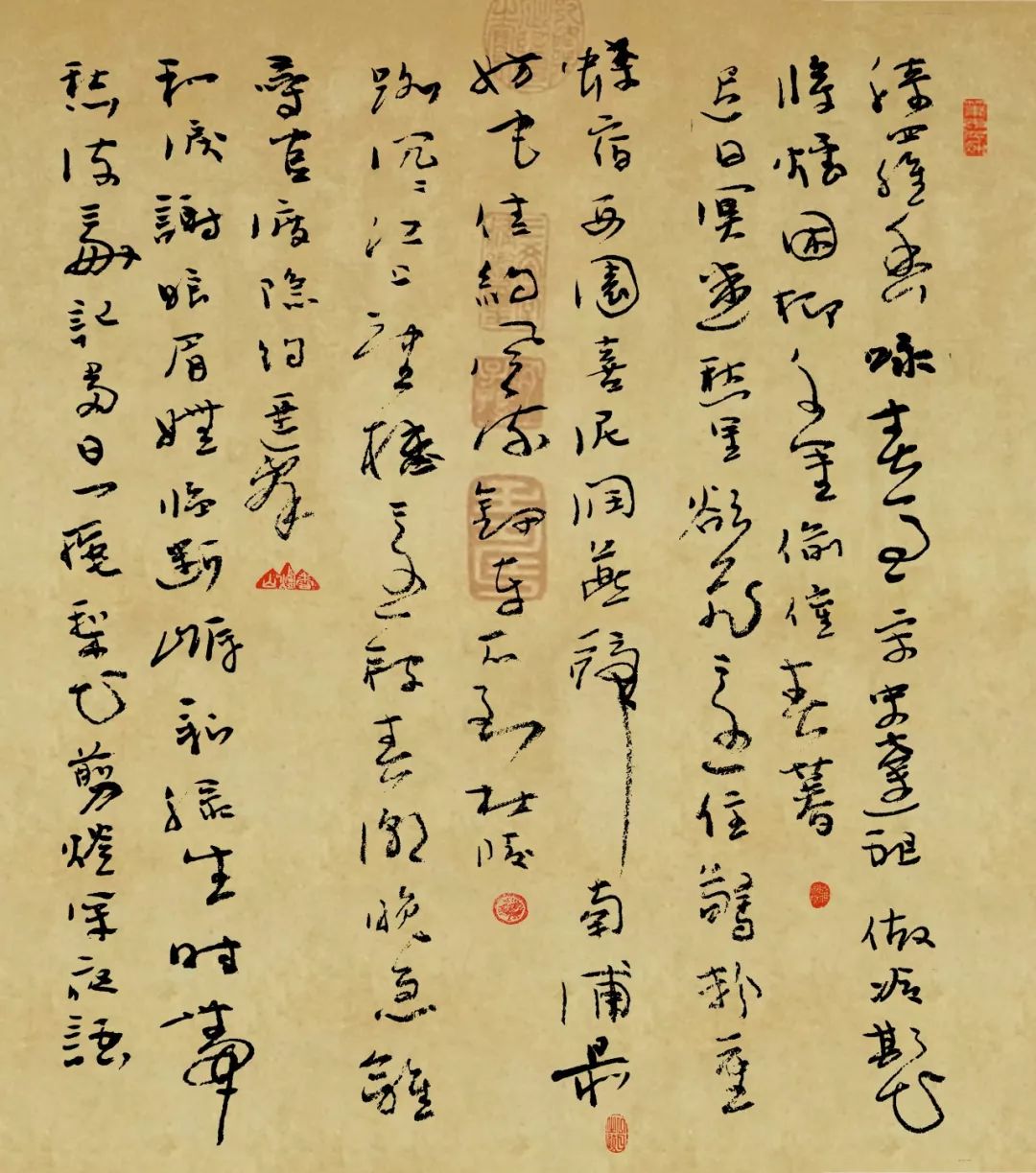 书法丨远近雨打梨花深闭门霜掩枫红暗椎心