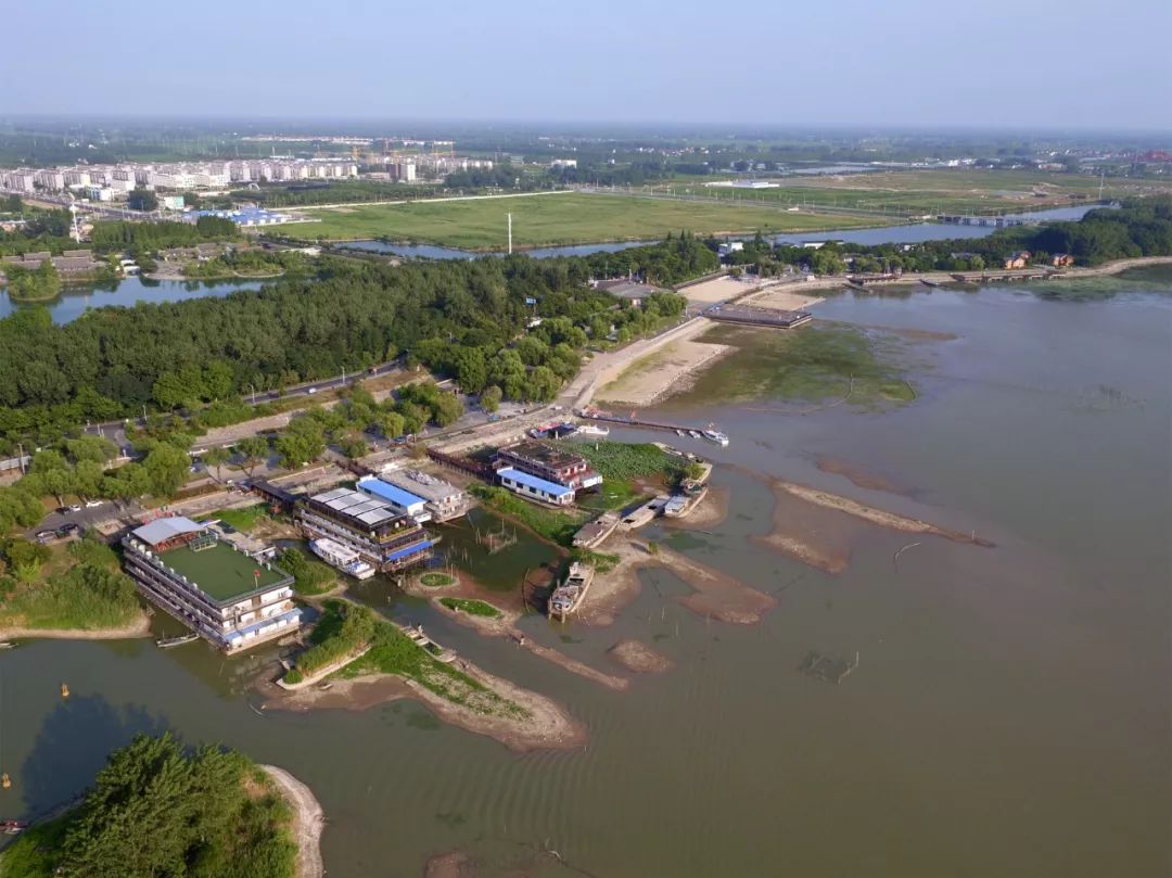 v视洪泽湖水位低于死水位四级抗旱响应启动