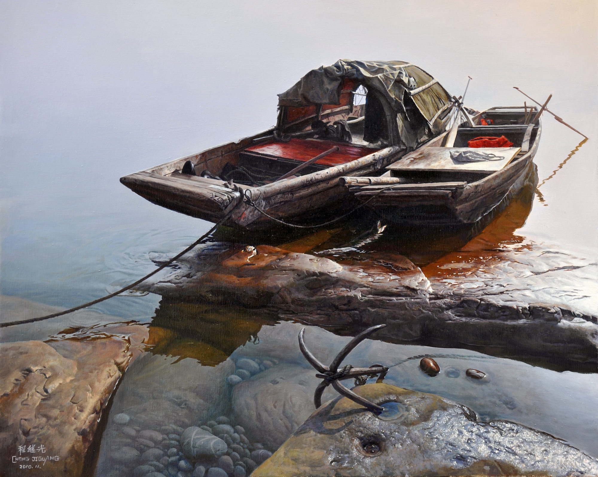 写实的真致超写实的意向著名油画家程继光作品赏析