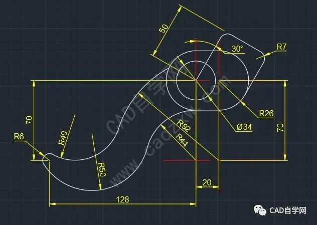 适合cad初学者画的图图片