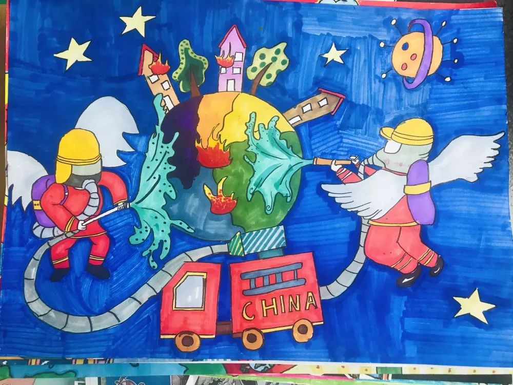 作品笔杆下我的消防梦